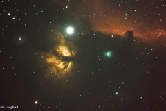 NGC2024 Flame Nebula + Horsehead Nebula By Kevin Langford