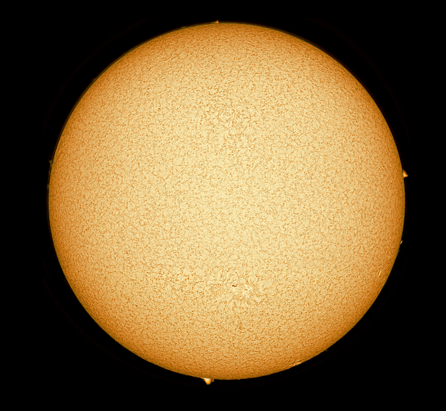 The Sun in H-Alpha 1st attempt with ZWO ASI174MM