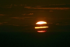 Sun set over Perin Sands