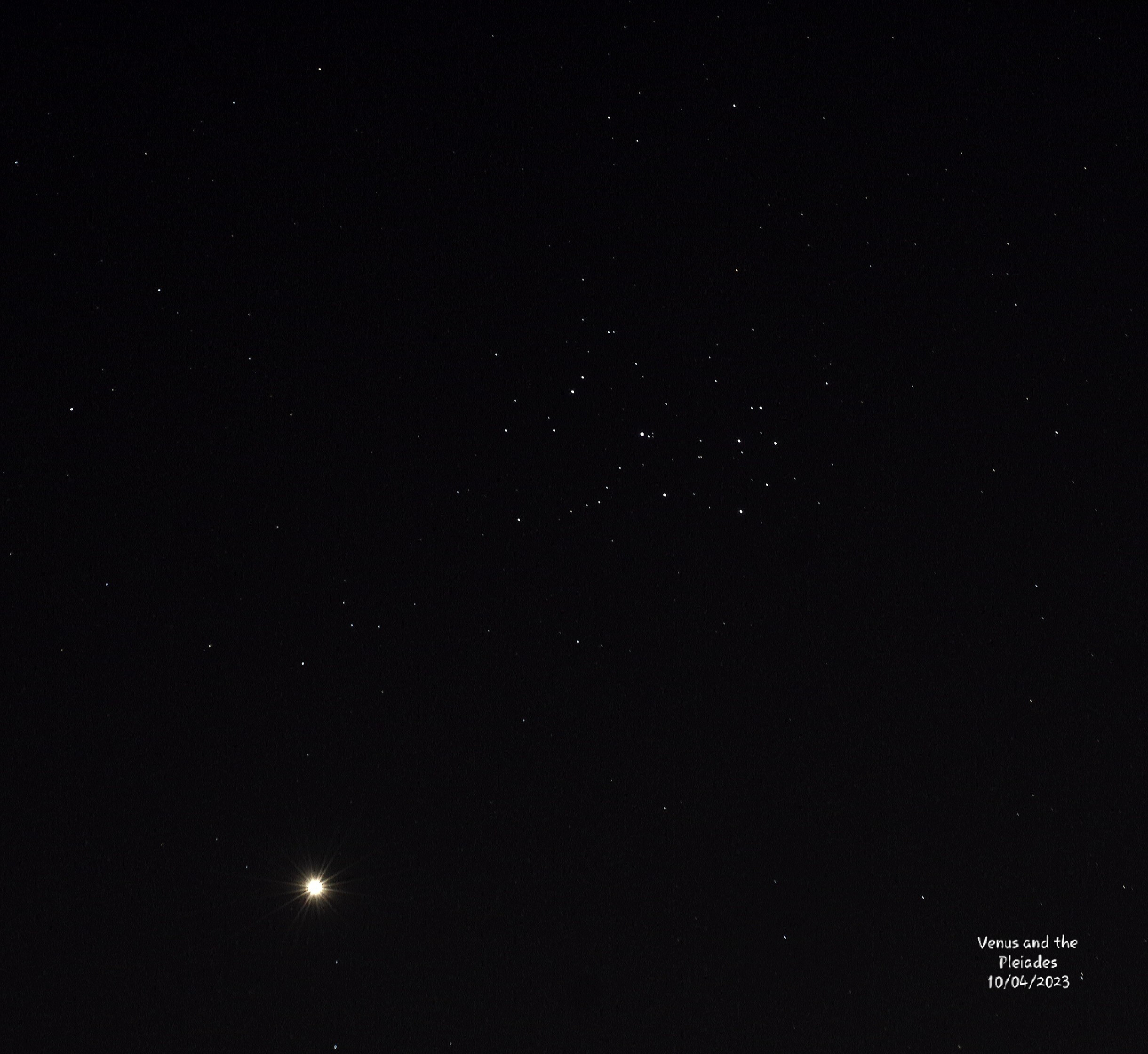 Jim-Burchell-Venus-and-Pleiades-10th-April-2023-20230410_221917