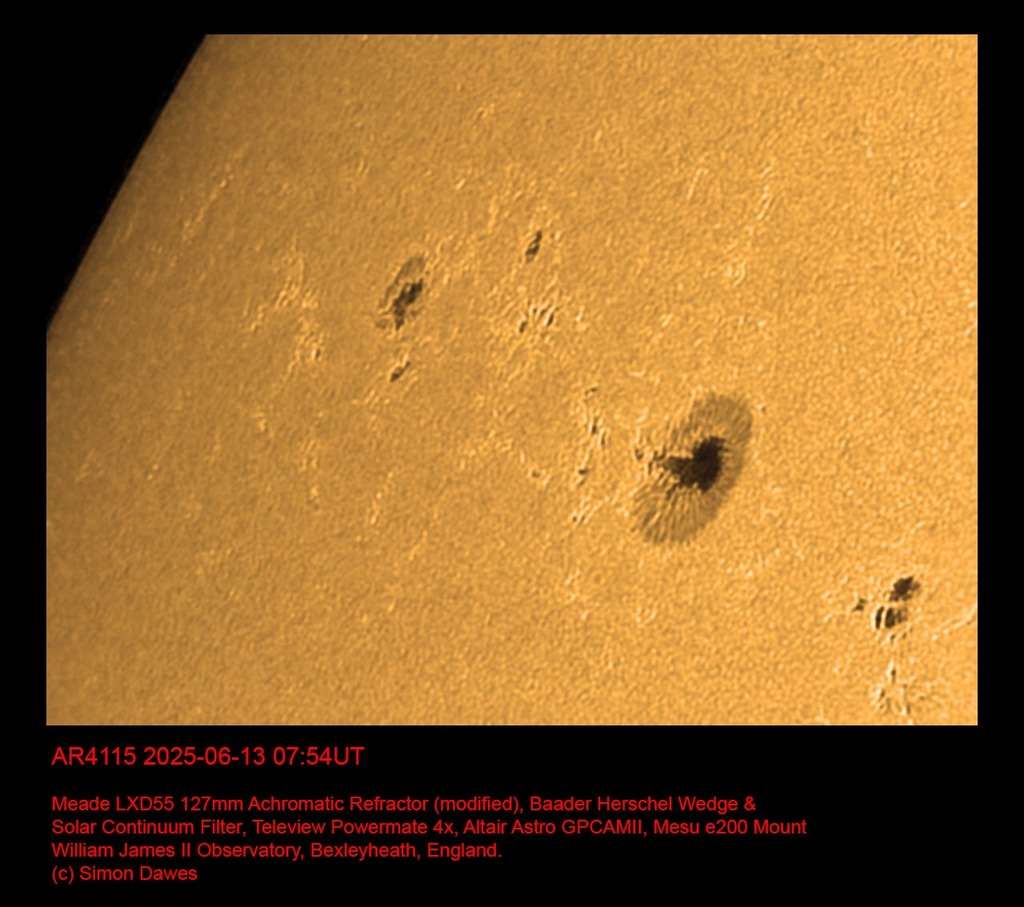 The Sun – June 2025 – Crayford Manor House Astronomical Society Dartford
